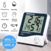 Digital Thermometer Hygrometer Clock