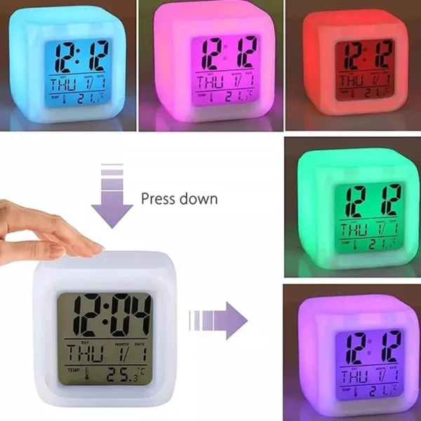 LED Color Changing Alarm Clock