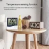 Digital Thermometer Hygrometer Clock