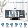 Projection Mirror Alarm Clock