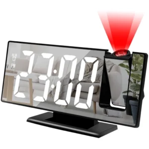 Projection Mirror Alarm Clock