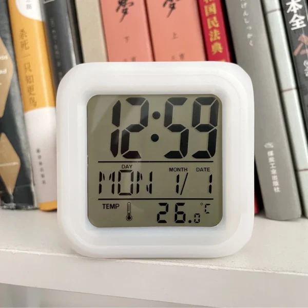 LED Color Changing Alarm Clock