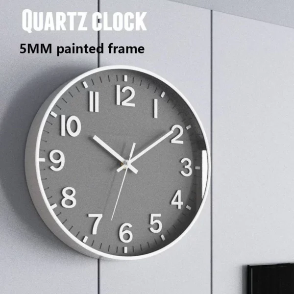Silent Quartz Wall Clock 30cm