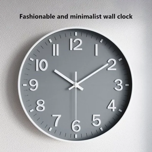 Silent Quartz Wall Clock 30cm