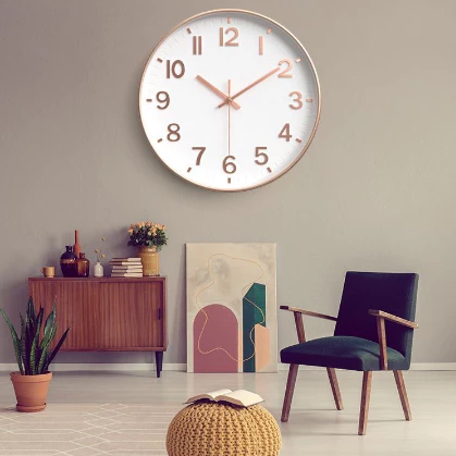 Random Silent Modern Wall Clock 30cm