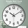 Silent Quartz Wall Clock 30cm