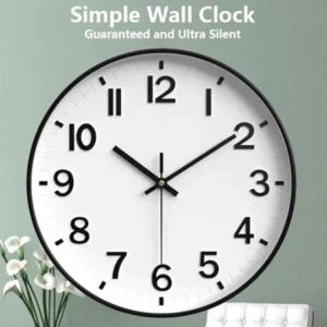 Silent Quartz Wall Clock 30cm