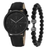 GENEVA Men Leather Watch