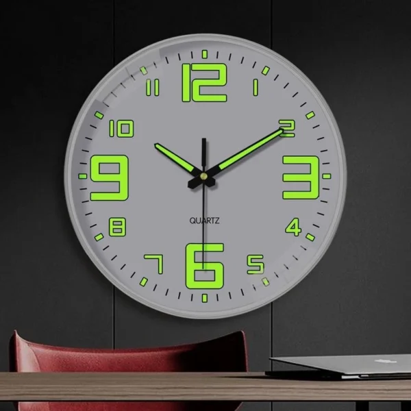 Random Glow In The Dark Wall Clock