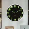 Random Glow In The Dark Wall Clock
