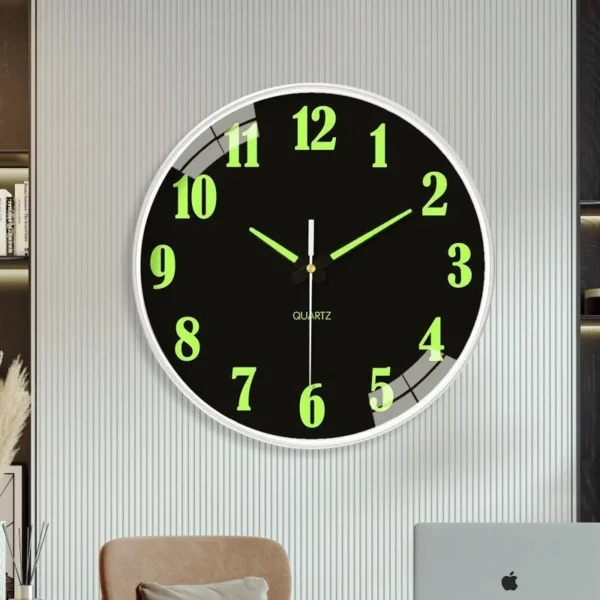 Random Glow In The Dark Wall Clock
