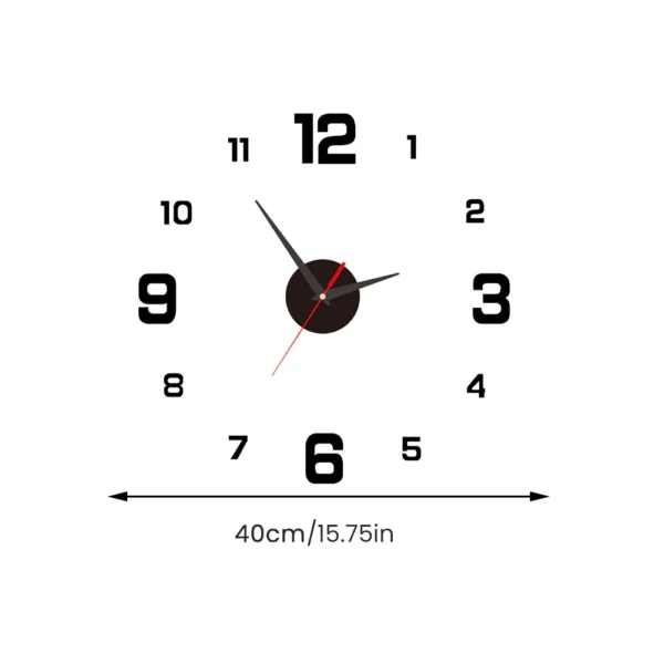 Random 3D Luminous DIY Wall Clock