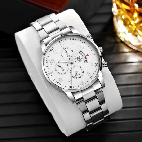 Random ZHOWE Men Steel Band Watch
