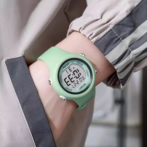 Minimalist Ladies Silicone Strap Watch